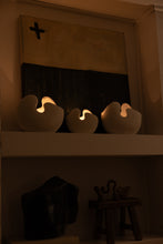 Load image into Gallery viewer, White Organic Plaster Sculpture Vases (set of 3)