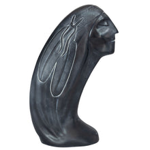 Load image into Gallery viewer, Woman Stargazer Sculpture (black)
