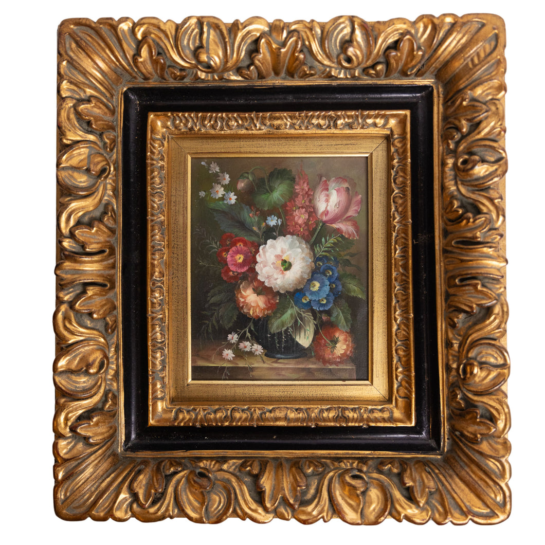 Floral Still Life in Orante Gold Frame 2