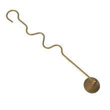 Load image into Gallery viewer, Vintage Brass Candle Snuffer with Hanging Hook
