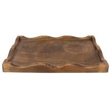 Load image into Gallery viewer, Scalloped Wooden Tray
