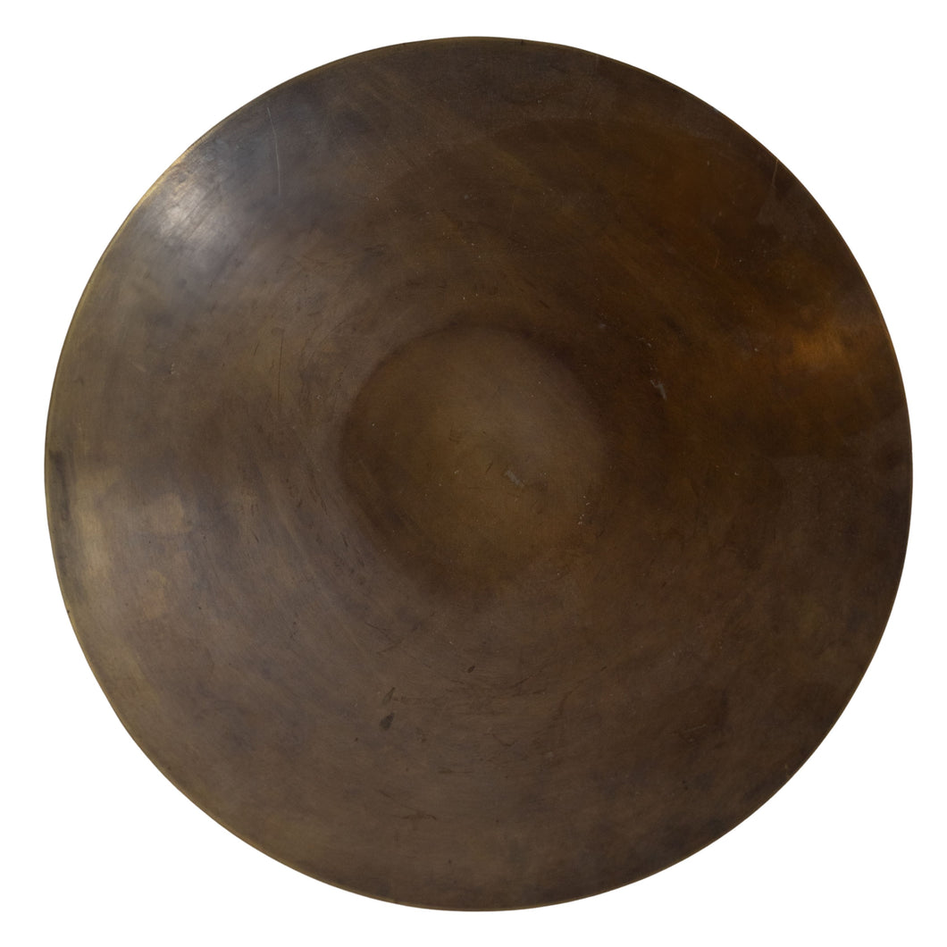 Restoration Hardware Bronze Patina Shallow Bowl