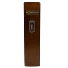 Load image into Gallery viewer, Tall Wooden Match Holder with Lion Head Detail
