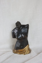 Load image into Gallery viewer, Black and Gold Bust Statue
