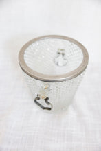 Load image into Gallery viewer, Large English Glass and Silver Plate Ice or Champagne Bucket
