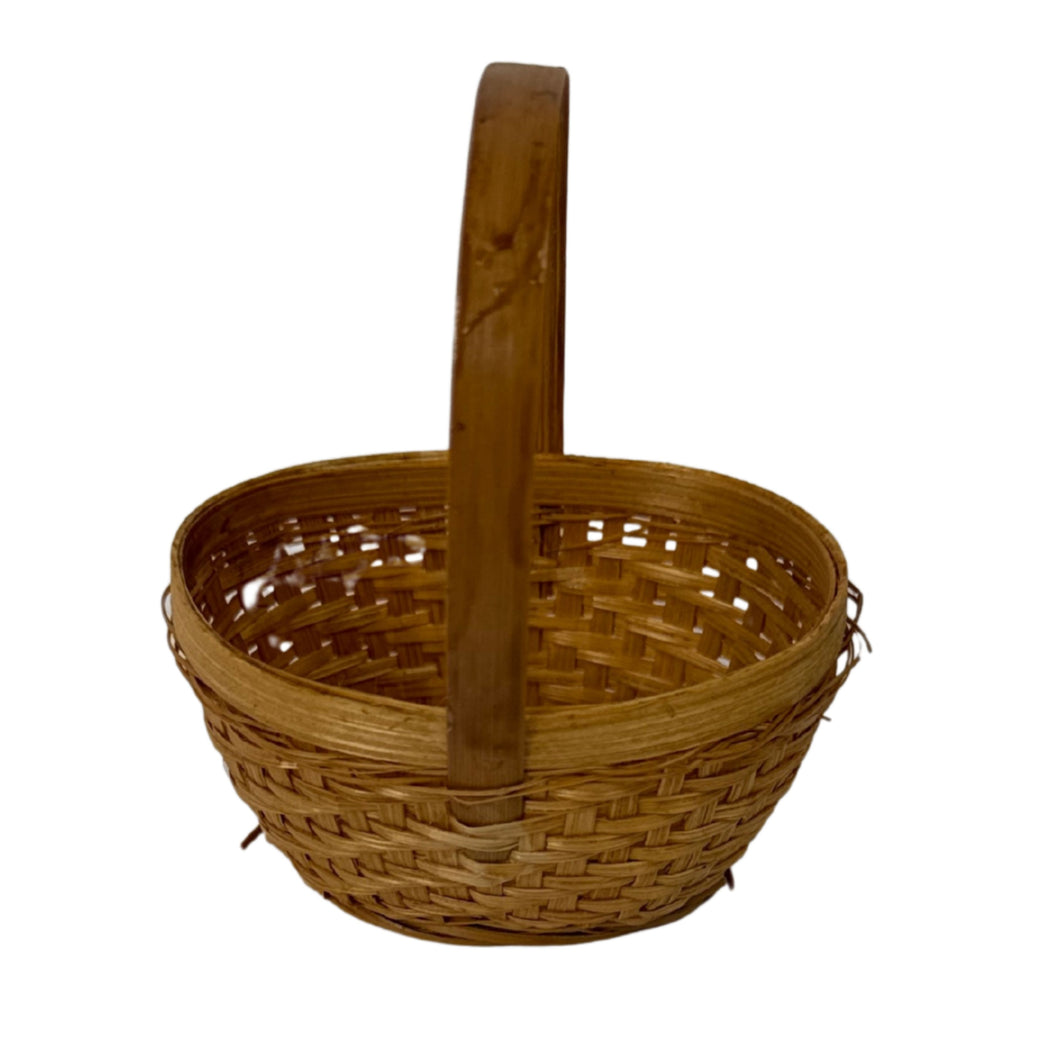 Miniature Round Woven Basket