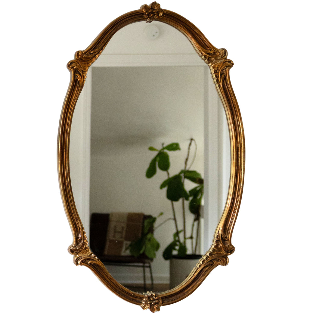 Vintage Ornate Gold Mirror