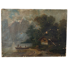 Load image into Gallery viewer, Vintage Landscape Oil Painting
