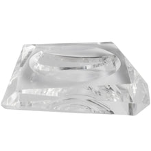 Load image into Gallery viewer, Mid Century Modern Italian Geometric Faceted Lucite Dish
