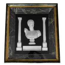 Load image into Gallery viewer, Antique Framed Shadowbox Bust and Architectural Fragments
