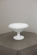 Load image into Gallery viewer, Milk Glass Ruffle Pedestal Bowl
