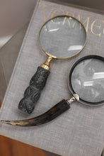 Load image into Gallery viewer, Vintage Tribal Carved Magnifying Glass

