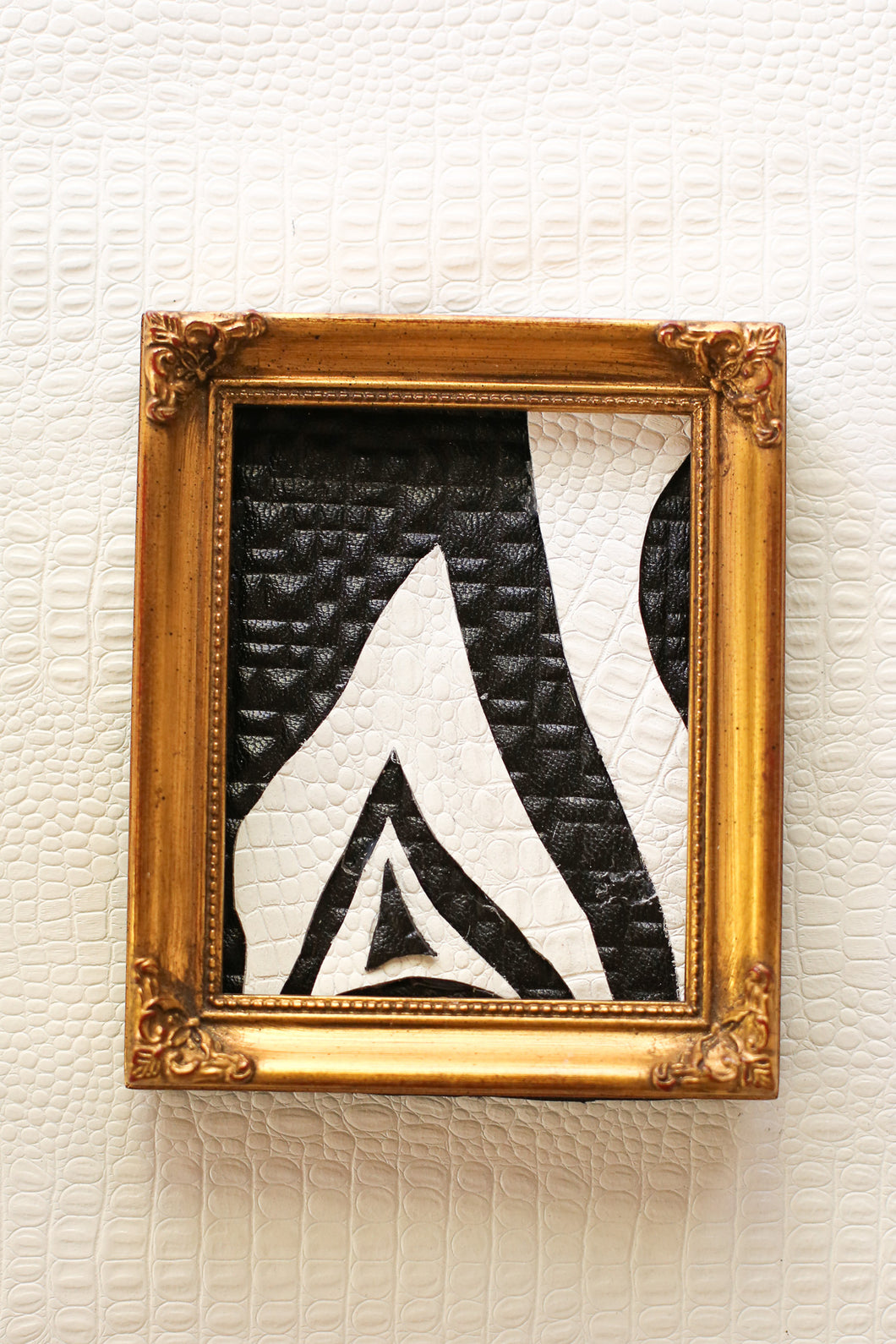 Golden Frame and Leather Art #4